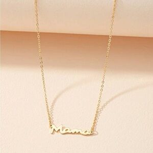 GOLD Mama Pendant Chain Necklace